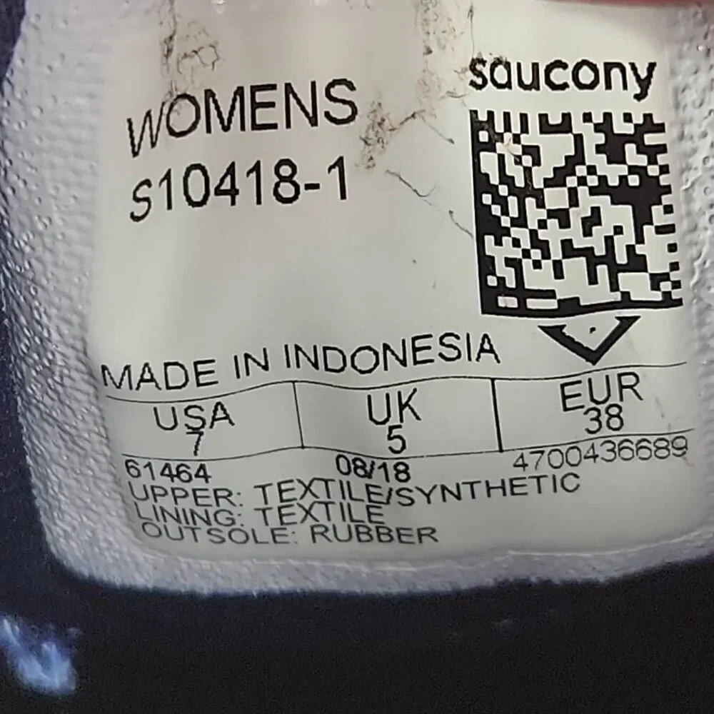 Saucony Kinvara 9 Women's running shoes Size 7 Blueish Purple & Teal